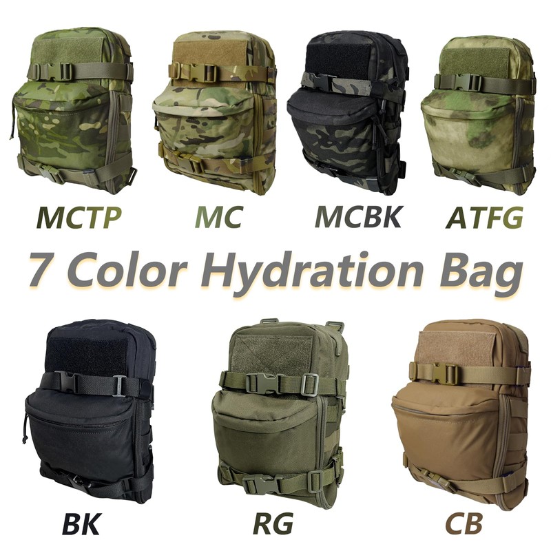 Tactical Hydration Backpack for 2L Hydration Bladder, Lightweight Hydration Backpack
