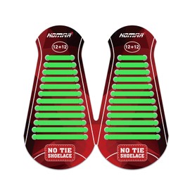 HOMAR No Tie Shoelaces for Kids Adults Stretch Elastic Tieless No Tie Shoe Laces
