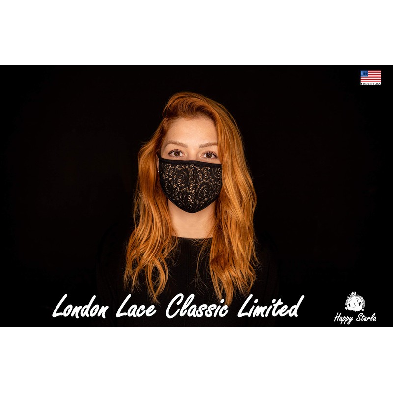 Cameleon Cover - MADE IN USA -Women Black Lace Face