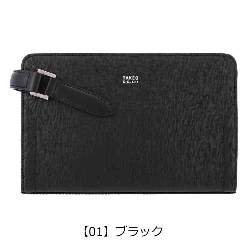 Takeokikuchi 724211 Men's Clutch Bag, Second Bag, Genuine Leather, Spada,
