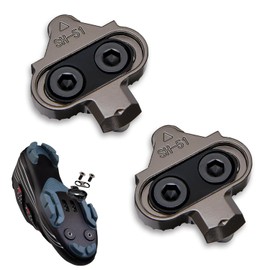 2 pieces SM-SH51 bicycle cleats, bicycle shoe plate, bicycle cleat set, click pedals cleats, indoor outdoor bicycle pedals, for men and women, mountain bike shoes, adults, mountain bikes riding