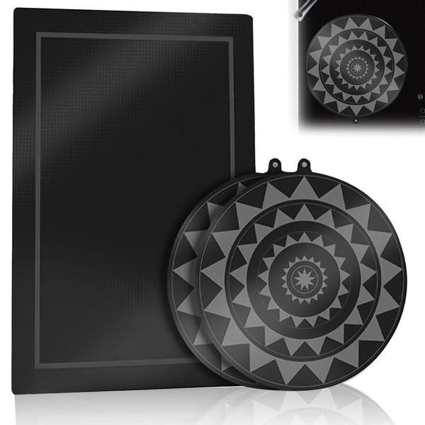 Induktionsmatte, Herdabdeckung Induktionsfeld, Induktionskochfeld schutzmatte, Wasserdichte Abdeckung für Induktionskochfeld, Induktionsschutzmatte