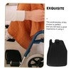 Baluue 1pair Elevating Wheelchair Footrest Heavy Duty Pedal for Comfort