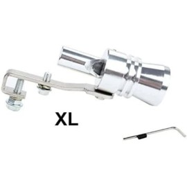 NoBrand Universal Aluminum Turbo Sound Exhaust Muffler Pipe Whistle Car Blow off valv