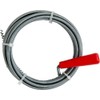 Cornat plumber's snake with crank and clamp, diameter: 6 mm