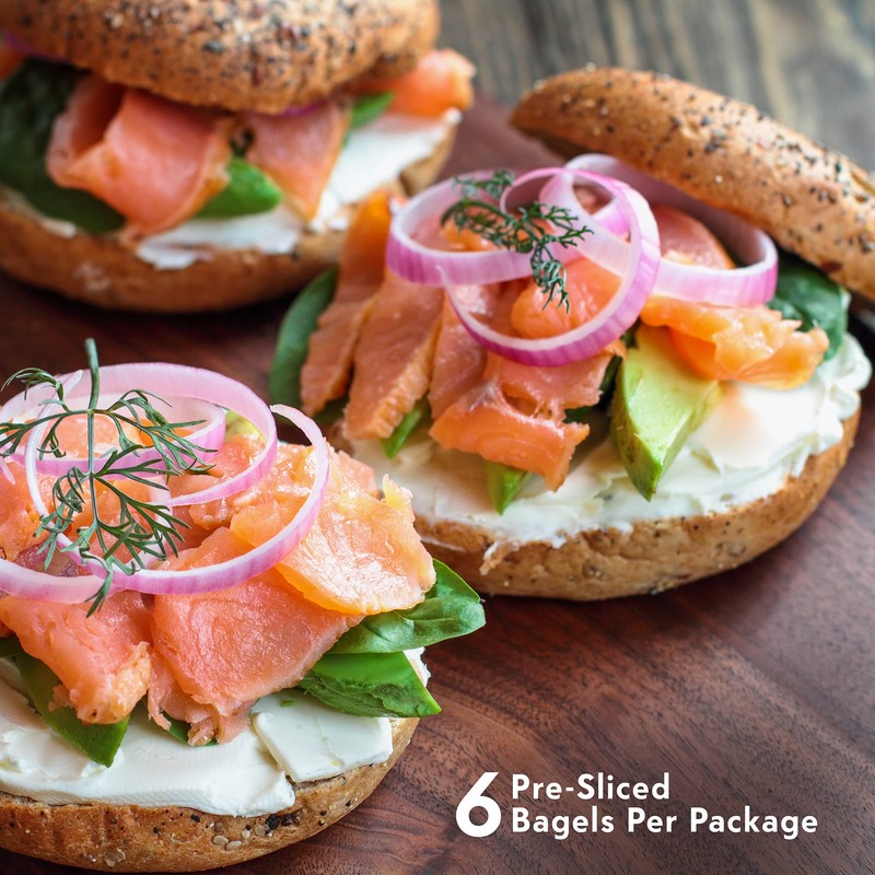 Toufayan Everything Bagels | High Protein, Vegan and Soy Free