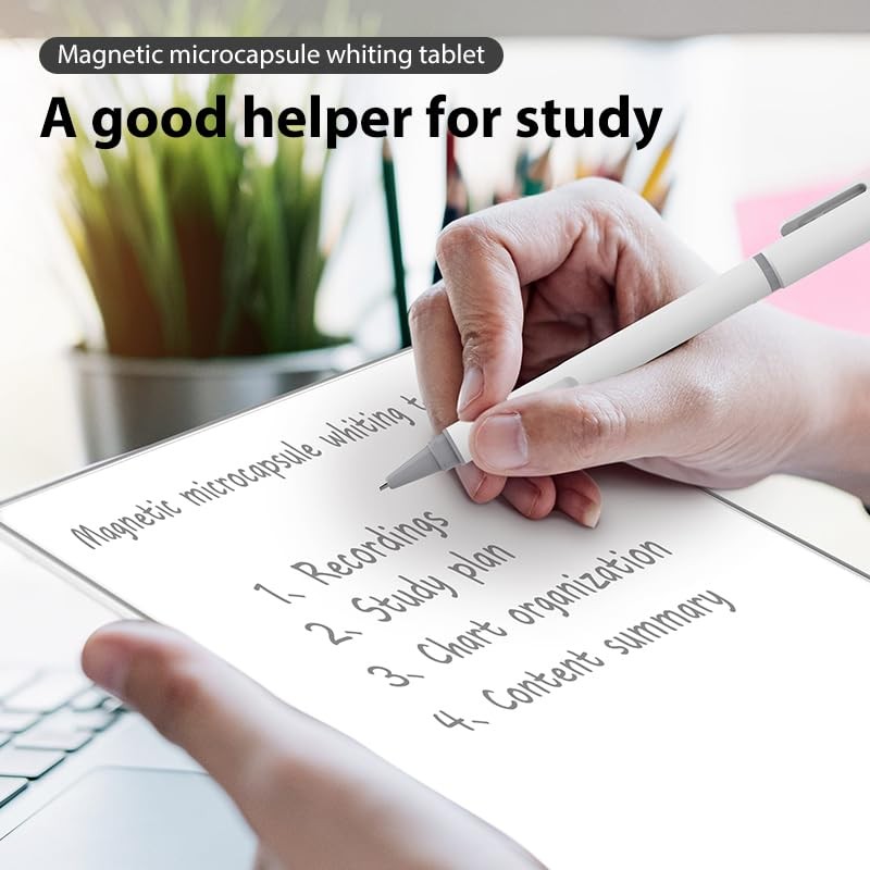 Microparticle Whiteboard Portable, Magnetic Elimination Whiteboard, Paper-like Appearance, Reusable Writing