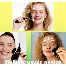 Jade Roller Gua Sha Tools – Nature Gua Sha Facial Tool Skin Tightening Face Massager Anti-Aging Jade Face Roller Puffiness Reducing Guasha Stone for W