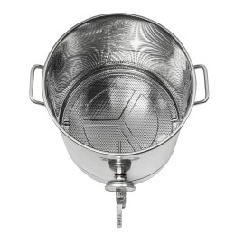 Brewsie CONCORD BREWSIE Stainless Steel Home Brew Kettle w/ Dual Filtration Set - 10 Gal/ 40 Quart