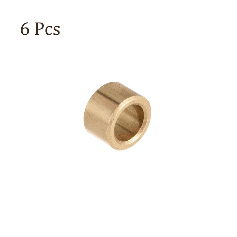 Kozelo 6pcs Sleeve Bearings [8x12x8mm] Sintered Bronze Self Lubricating Bushing