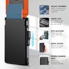 umoven Wallet for Men - with Money Clip Slim Leather