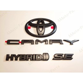 Toyota OEM 2018-2023 TOYOTA CAMRY SE HYBRID BLACKOUT EMBLEM OVERLAY KIT GEN PT948-03191-02