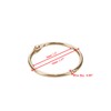 Xiaoyztan 50 Pcs Loose Leaf Opening Ring Buckles Note Book