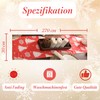 Lang Horn Handmade Christmas Table Runner with Printed Christmas Motif