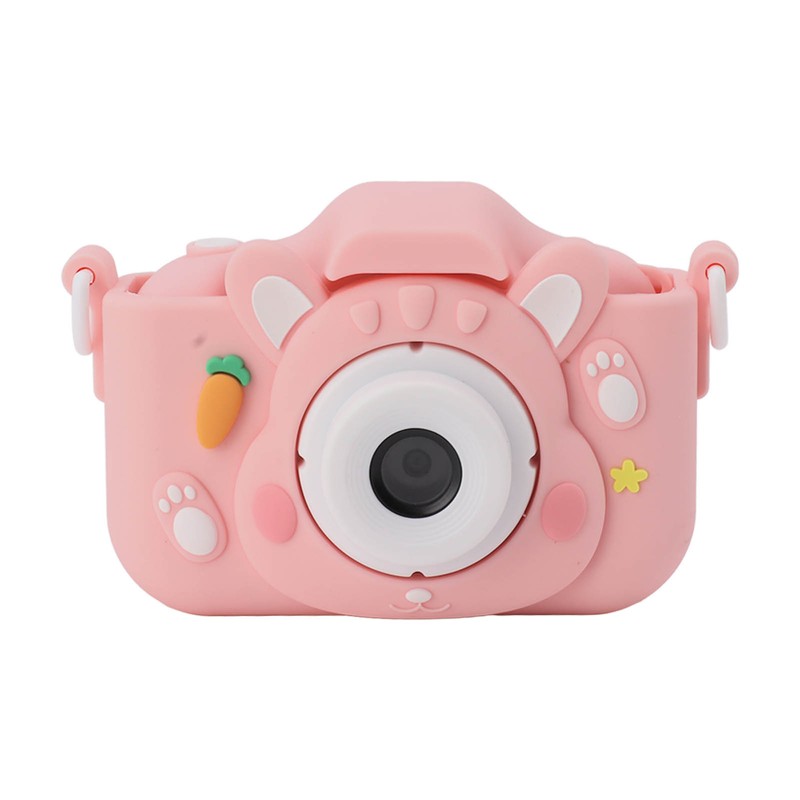 Kids Digital Camera with 32G Card Front Rear Lens 1080P