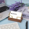 Sliverdew Walnut Wood and Brass Business Card Holder - Classic