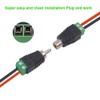 Aiqeer 10 Pairs RCA Connector Adapter Set, RCA Male Plug
