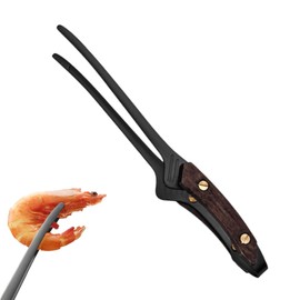 SensaBliss トング 焼肉トング バーベキュートング 304ステンレス 自立式 木製ハンドル 軽量 耐熱 火傷防止 バーベキュー 揚げ物 BBQ アウトドア キャンプ 調理器具用品 24cm ブラック