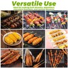 Acrux7 1200PCS 12 Inch Bamboo Skewer Sticks for Grilling 4mm