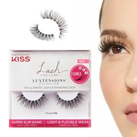 KISS Lash Couture Luxtension False Eyelashes Royal Silk 10 mm Includes 1 Pair Of Lash