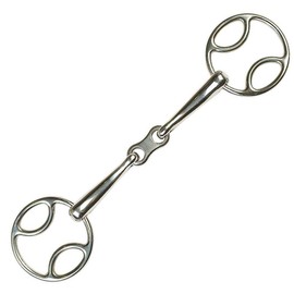 Loop Ring French Link Snaffle: 5.5