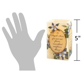 Carson 5" 'in Angels' Arms' LED Light Flameless Candle - Vanilla Scented Flameless Candle - Memorial Home Decor - Memorial Candle for Bereavement Gift