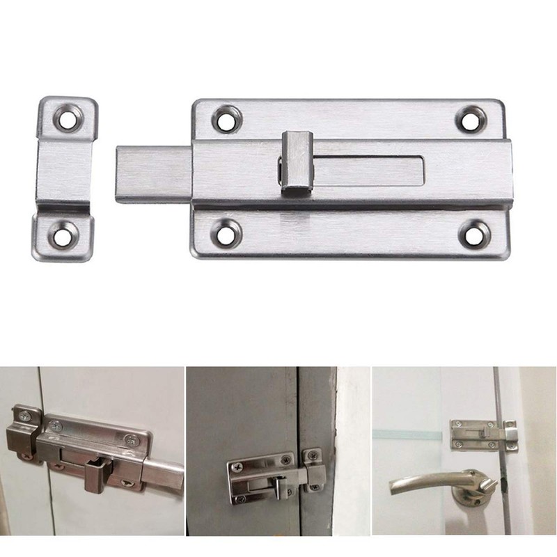 Door Bolts, 2 Pieces Stainless Steel Door Latch Gate Latch