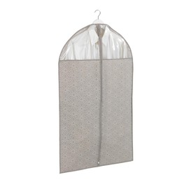 WENKO Mod. Balance Garment Bag Practical Cover for Dust-free Storage of Clothes with Zip Window 100 x 60 cm Taupe