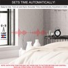 KEN-TECH Atomic Retro Twin Bell Alarm Clock Alarm Clocks for
