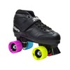 Epic Skates Youth Super Nitro Rainbow, Size 4, Black (SupNitroRbw04)
