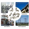 Coupling Nuts, 20 Pieces M5 Stainless Steel Coupling Nuts Round