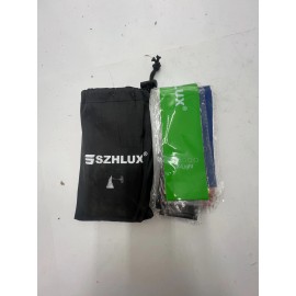 Szhlux 6 Pack of 5 SZHLUX Resistance Band with Instruction Guide and Carry Bag