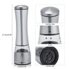 Stainless Steel & Acrylic Manual Salt & Pepper Mill Grinder