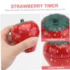 FUNOMOCYA Kitchen Cooking Timer Cartoon Strawberry Shape Mechanical Timer for