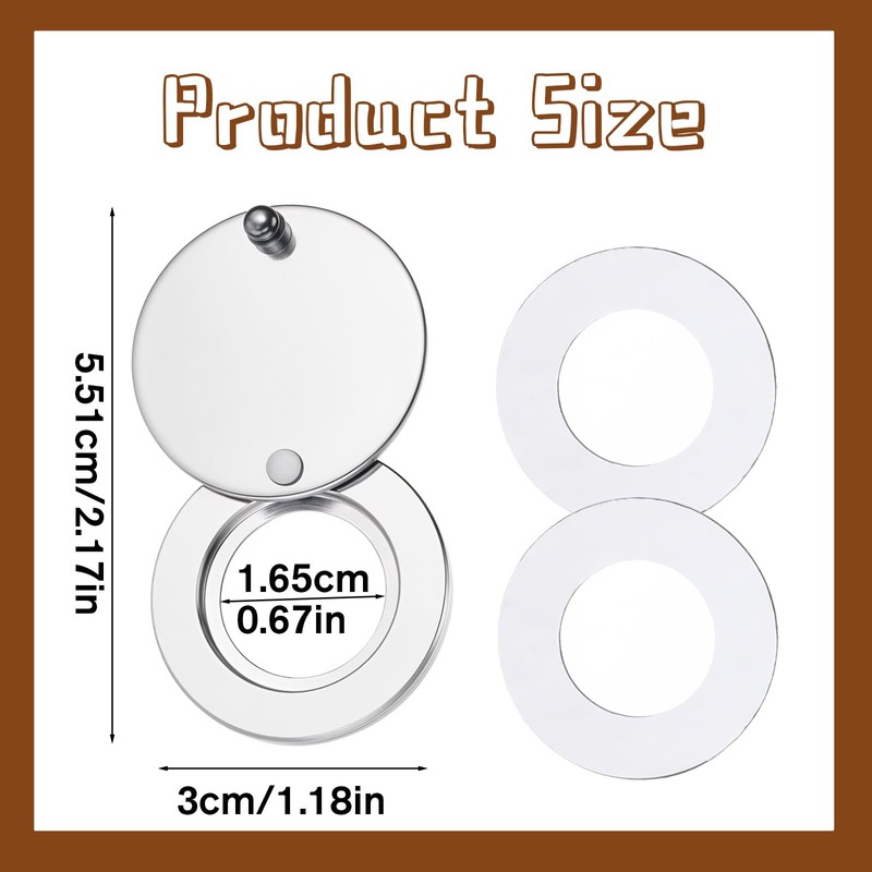 Peephole Cover, Peep Hole Covers for Door, Home Security Peephole