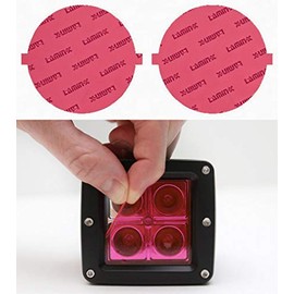 Lamin-x Custom Fit Pink Fog Light Covers for Jeep Renegade (15-18)