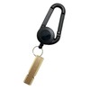 Whistle Reel Keychain with Carabiner for Whistle, Disaster Prevention, Crime