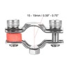 uxcell Wall Ceiling Mount Pipe Supports, 304 Stainless Steel Adjustable