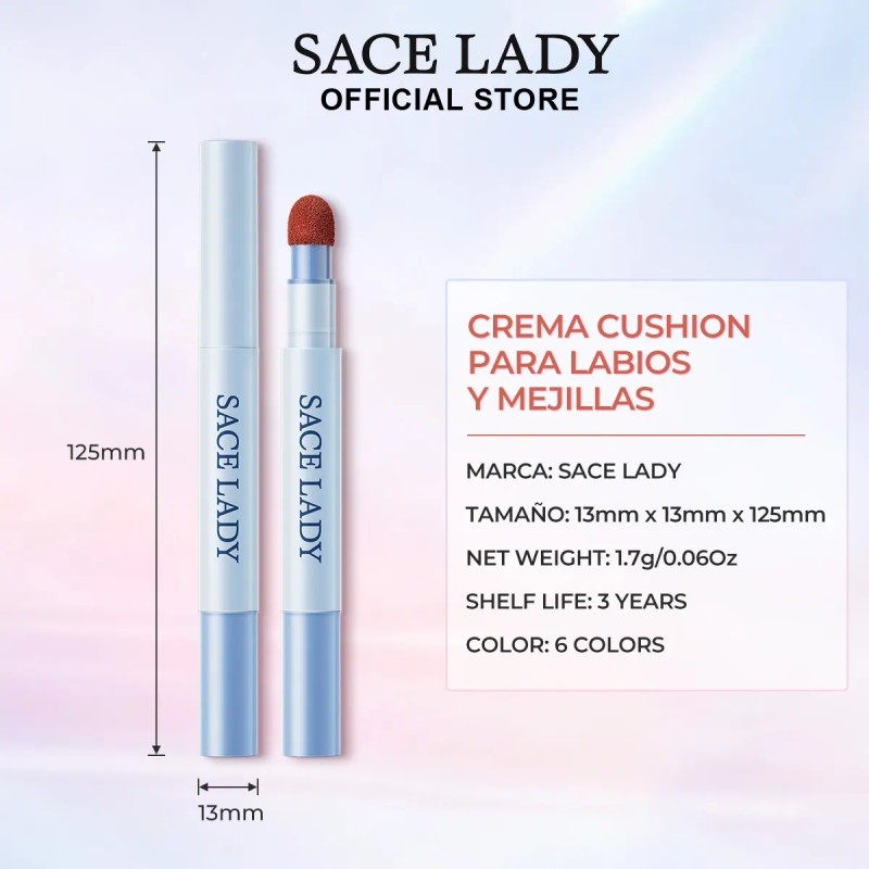 Sace Lady Air Cushion Tint Labios Y Mejillas Larga Duración