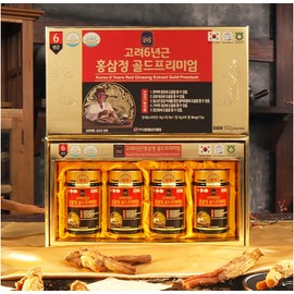 doesn't exist Genuine home shopping red ginseng, Kim O-gon, Goryeo 6-year-old red ginseng extract, 8 bottles of Gold Premium / 정품 홈쇼핑 홍삼 김오곤 고려 6년근 홍삼정 골드프리미엄 8병