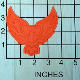 Phoenix Bird Fondant Cookie Cutter and Stamp #1663
