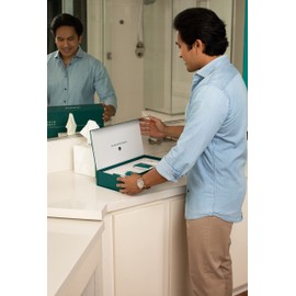 Only Skin, Men’s Premium Skin Care Kit, 5 Piece Skincare Kit, Men’s Skincare Routine Simplified, Clean & Powerful Skincare for the Modern Man - 5 Piece Premium Kit Includes: Facial Cleanser, Exfoliating Scrub, Moisturizing Day Cream, Renewing Night Cream, Anti-Aging Eye Serum - Skincare Gift Set for Men, Back To School Gifts, Grooming Kit