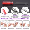 Swpeet 121Pcs Adjustable Wire Rope Clips Clamp and Aluminum Crimping