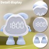 WATSAVPUP Dora Dog Alarm Clock for Boys and Girls' Bedrooms,