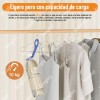 50pcs Alta Calidad Ganchos Para Ropa Acero Inoxidable 42cm