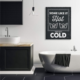 Stupell Industries Some Like It Hot Phrase Family Laundry Humor, Designed by Jennifer Pugh Canvas Wall Art, 36 x 48, White