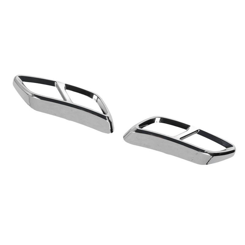 2PCS Exhaust Muffler Tail Pipe Cover Left Right Decorative Tail