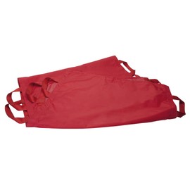 Dönges Rescue Cloth DIN EN 1865 | Maximum Load 150 kg | X-ray Transparent & with Double Stitched Edges | Mountain Cloth, Patient Lifter, Carrier, Washable, Liquid-Proof in Red