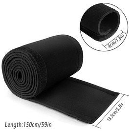 AIMALL 3 Pack Neoprene Cable Cover for Wire Management – Diving Material Wire Protector for Boats, Motors, and Home Systems 59in x 5.3in