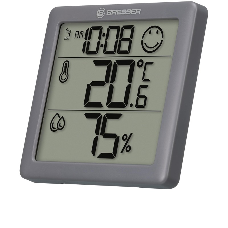 Bresser Thermometer Hygrometer Climate Smile Set of 2 for Standing